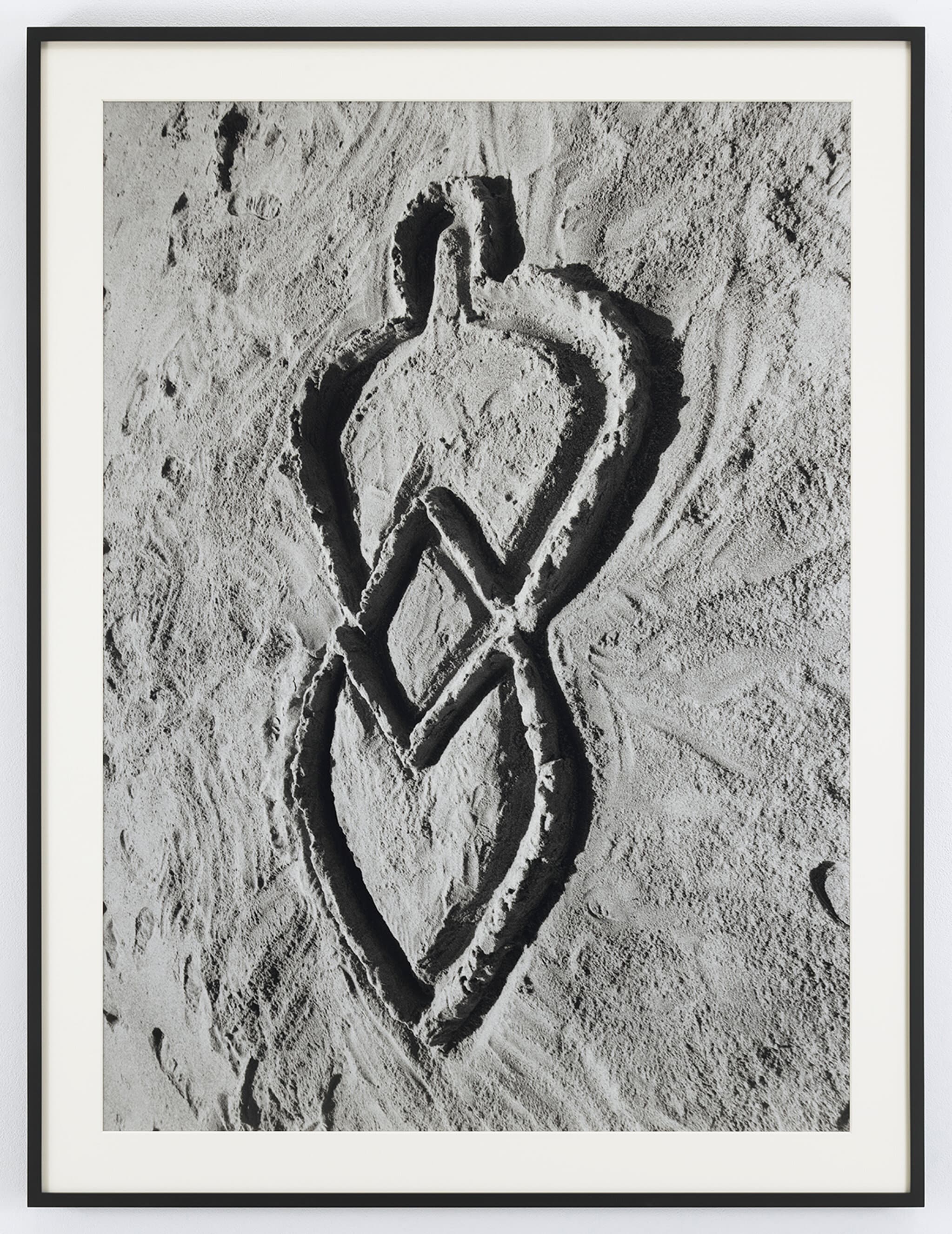 feminist land sculpture in sand earthworks
